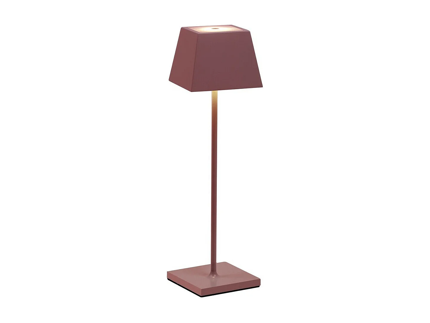 Tragbare und wiederaufladbare IP54 rosa Siesta LED-Tischlampe