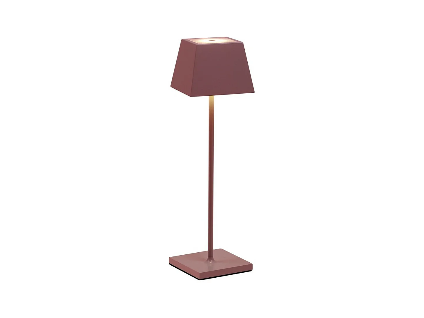 Tragbare und wiederaufladbare IP54 rosa Siesta LED-Tischlampe