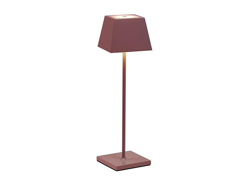 Tragbare und wiederaufladbare IP54 rosa Siesta LED-Tischlampe