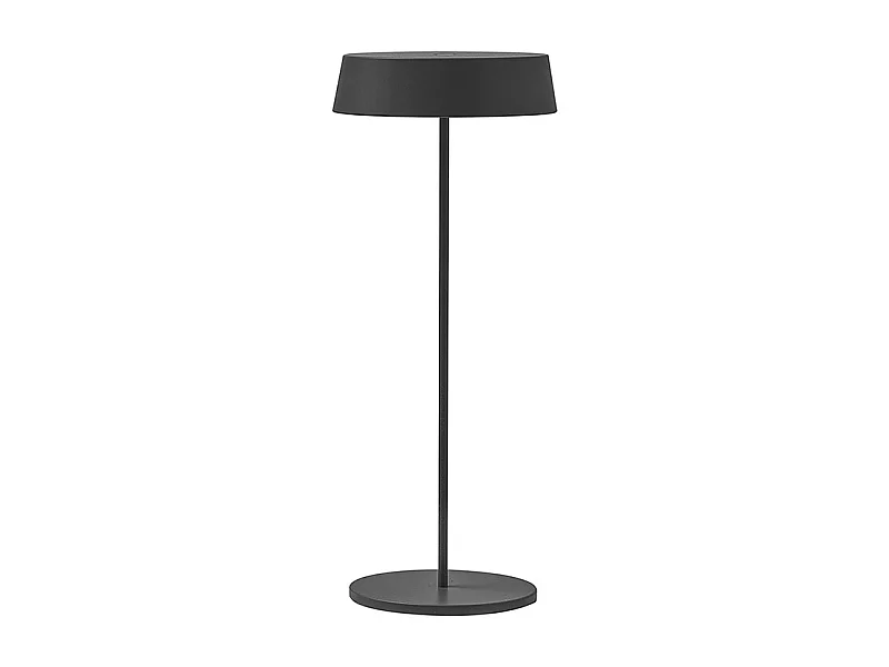 Lampada a led da tavolo Inemuri Antracite con USB Touch ricaricabile e dimmerabile 12h di autonomia