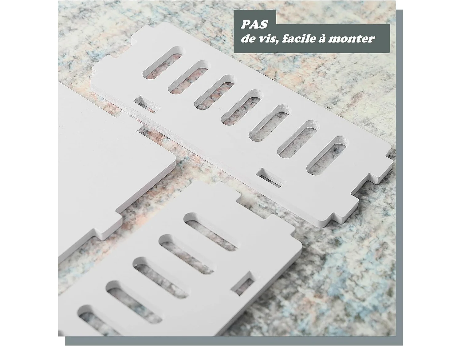 Table de Chevet,Table de Nuit avec Panier,Table à Café de Petits Espaces,Bout de Canapé,Table de Salon - 44x30x46cm - Blanc