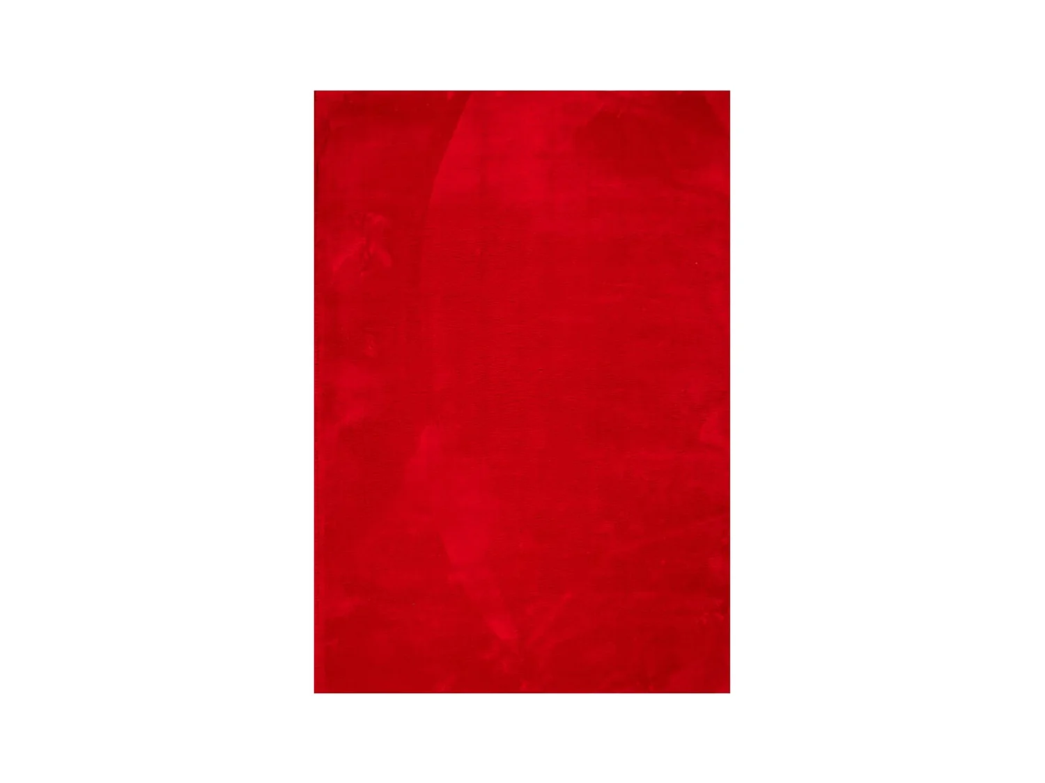 Hester  Tapis HUARTE à poils courts doux et lavable rouge 140x200 cm