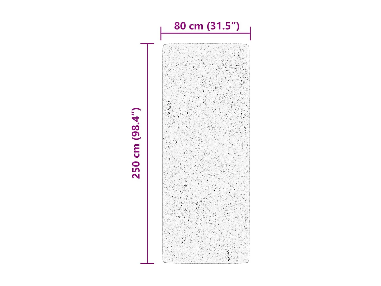 Hester  Teppich HUARTE Kurzflor Weich und Waschbar Beige 80x250 cm