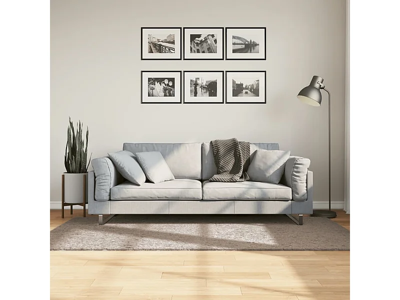 Vito  Shaggy-Teppich PAMPLONA Hochflor Modern Beige 100x200 cm