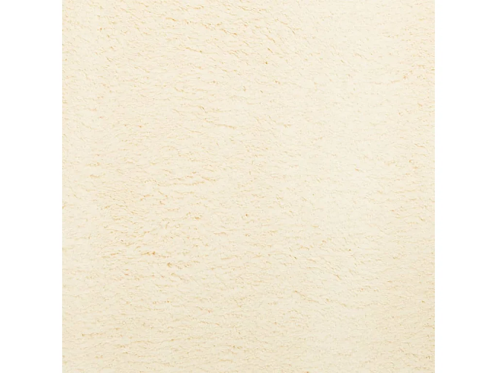 Hester  Tapis HUARTE à poils courts doux et lavable crème 120x120 cm