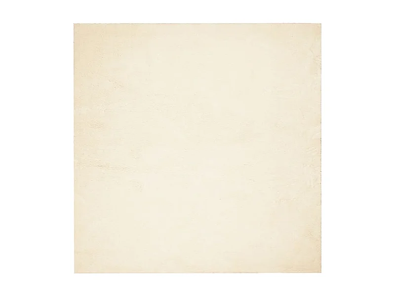 Hester  Tapis HUARTE à poils courts doux et lavable crème 120x120 cm