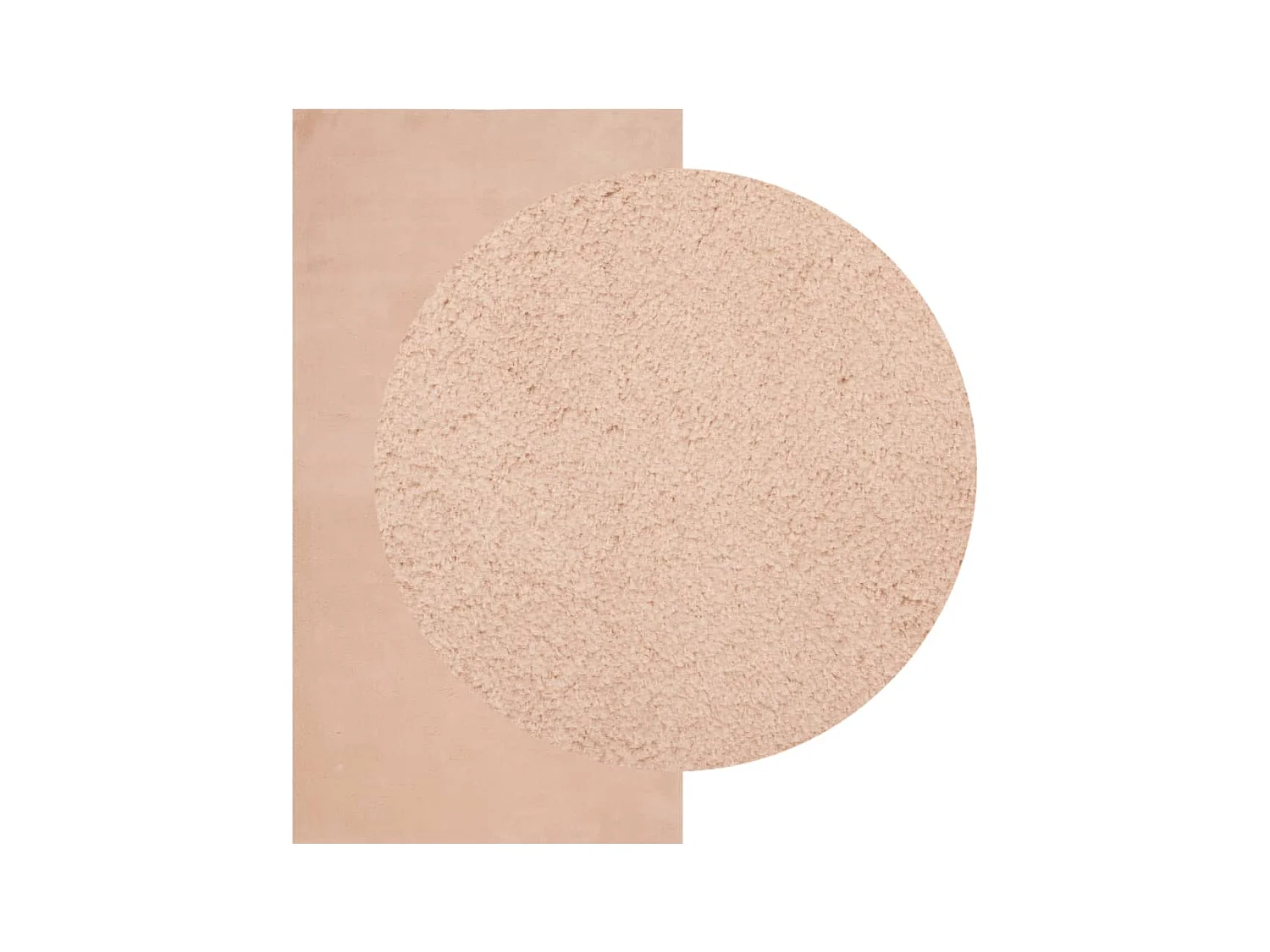 Hester  Tapis HUARTE à poils courts doux lavable rouge clair 80x150 cm