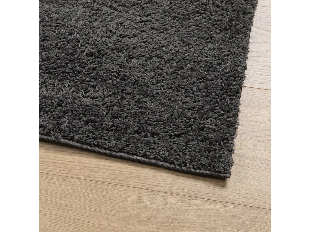 Vito  Teppich Shaggy Hochflor Modern Anthrazit 160x230 cm
