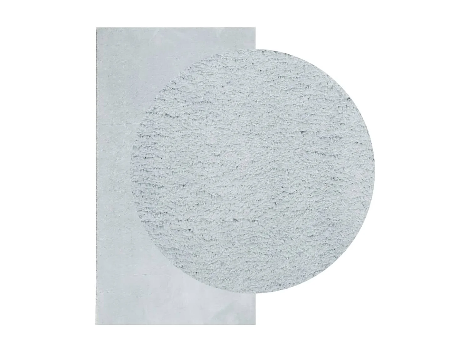 Prolenta Premium -  Vloerkleed HUARTE laagpolig zacht wasbaar 80x150 cm blauw