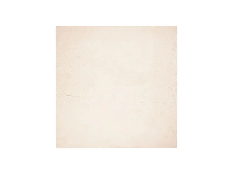 Hester  Alfombra de pelo corto suave lavable HUARTE beige 160x160 cm