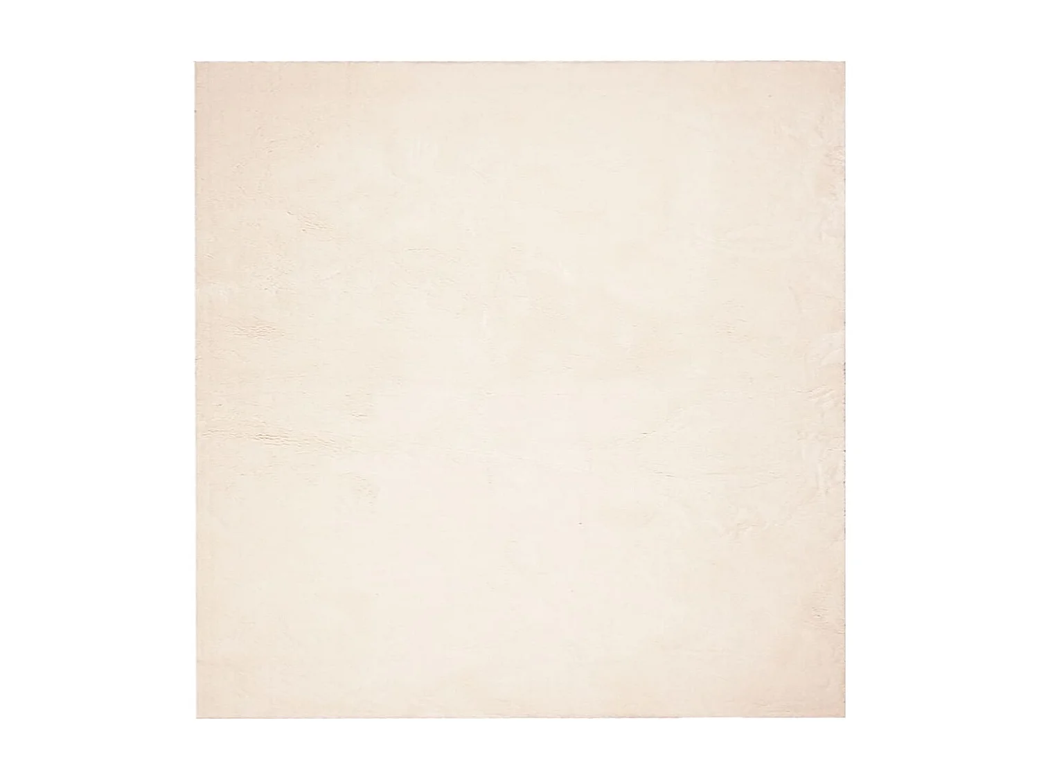 Hester  Alfombra de pelo corto suave lavable HUARTE beige 160x160 cm