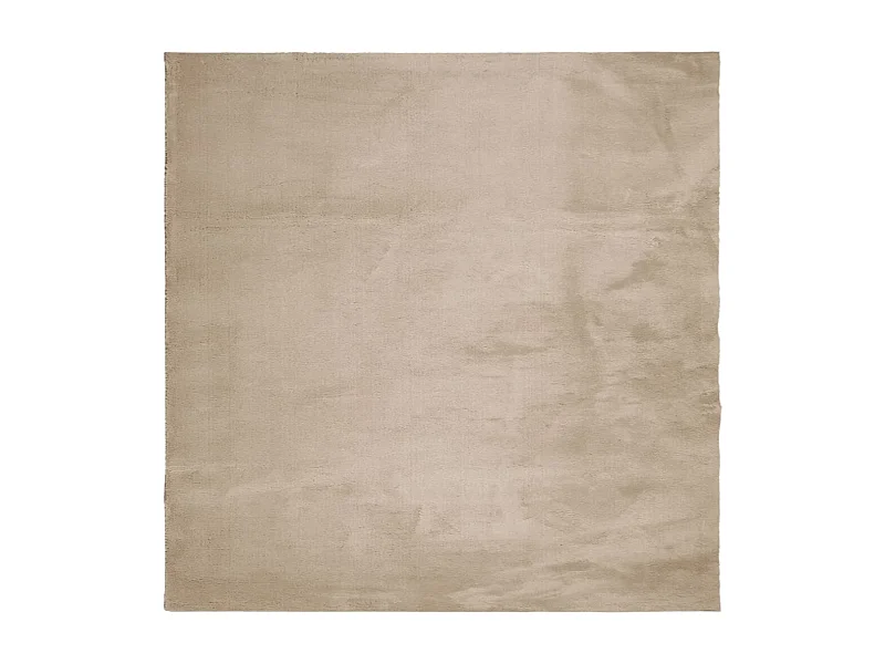 Hester  Vloerkleed HUARTE laagpolig zacht wasbaar 200x200cm zandkleurig