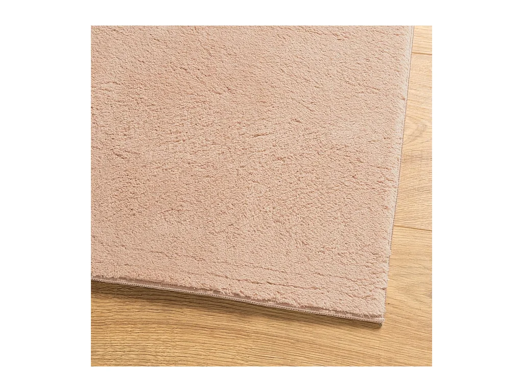 Prolenta Premium -  Vloerkleed HUARTE laagpolig zacht wasbaar 160x160 cm roze
