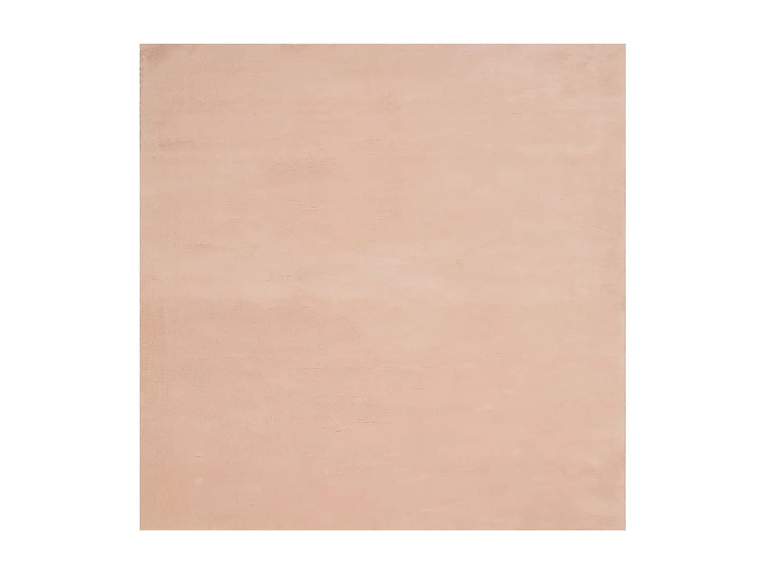 Prolenta Premium -  Tapis HUARTE à poils courts doux lavable rouge clair 160x160 cm