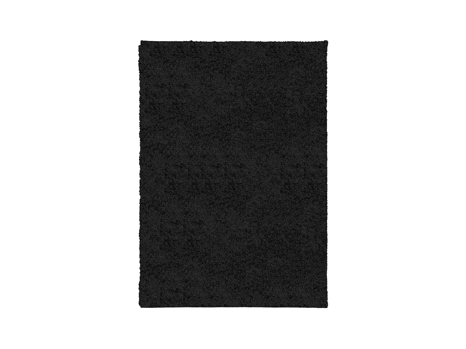 Vito  Tappeto Shaggy PAMPLONA a Pelo Lungo Moderno Nero 160x230 cm