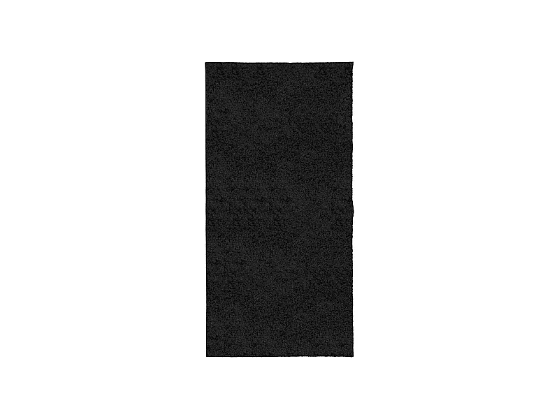 Vito  Shaggy-Teppich PAMPLONA Hochflor Modern Schwarz 100x200 cm