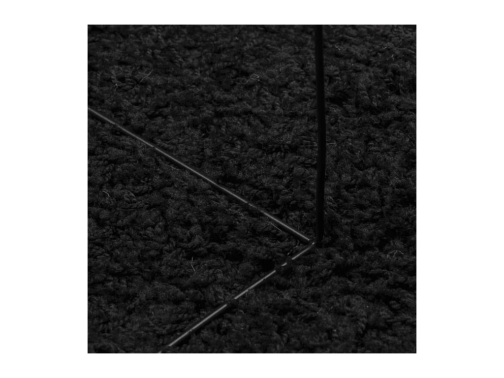 Vito  Shaggy-Teppich PAMPLONA Hochflor Modern Schwarz 120x170 cm