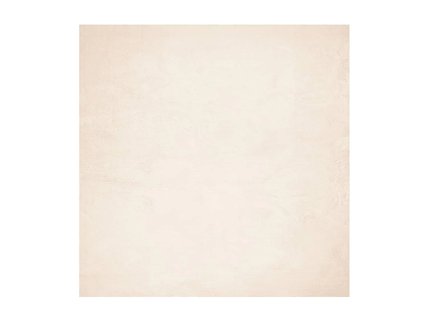 Prolenta Premium -  Tapis HUARTE à poils courts doux et lavable beige 120x120 cm