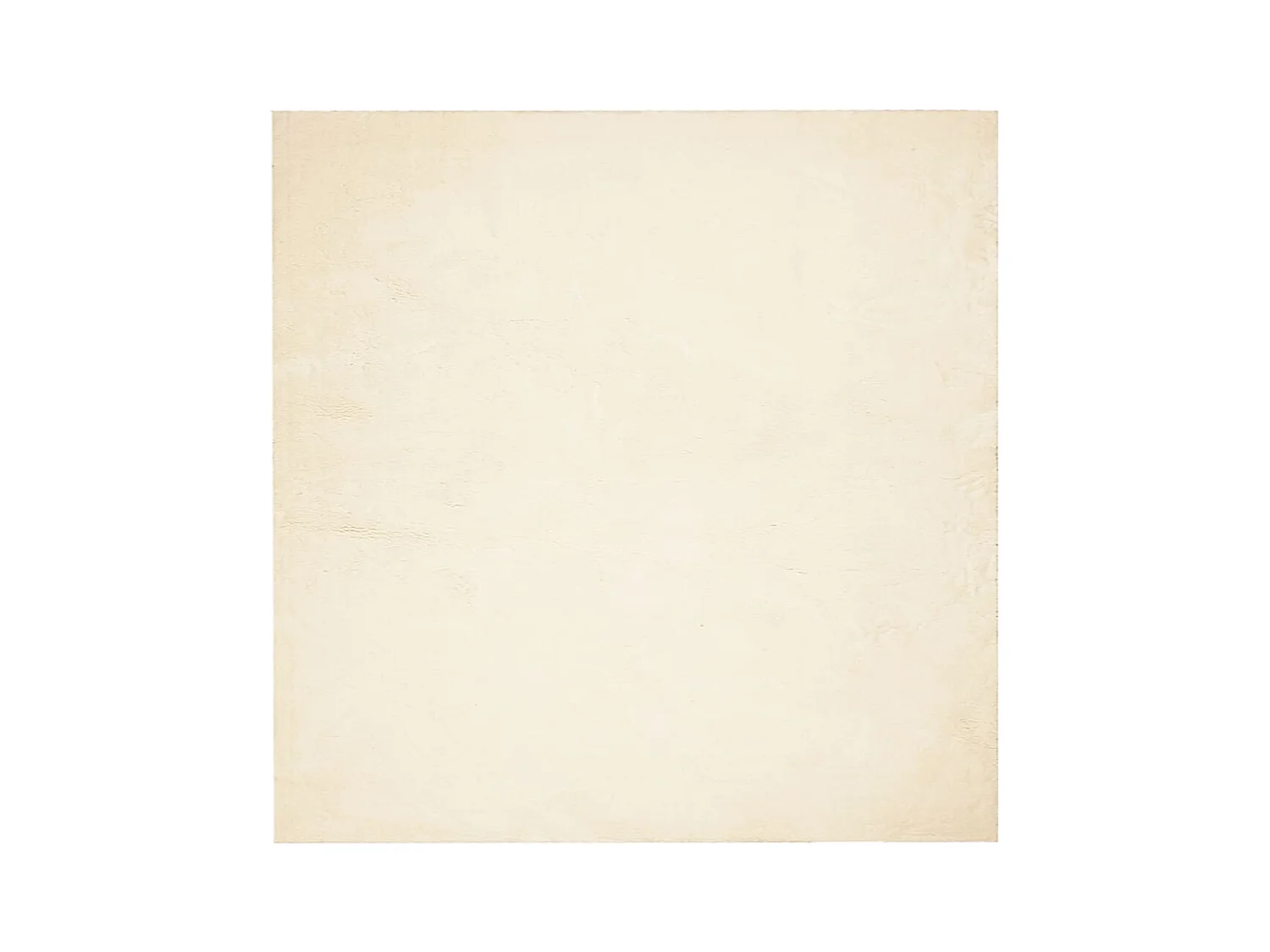 Hester  Tappeto a Pelo Corto HUARTE Morbido e Lavabile Crema 160x160 cm