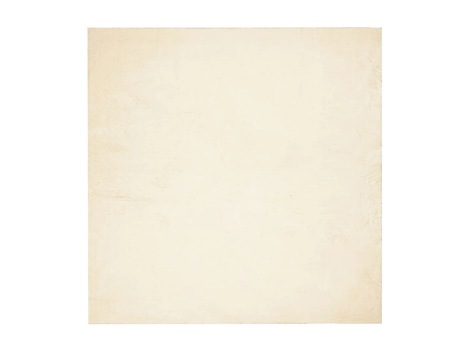 Hester  Teppich HUARTE Kurzflor Weich und Waschbar Creme 160x160 cm