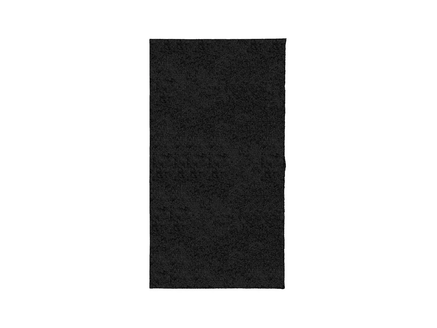 Vito  Tappeto Shaggy PAMPLONA a Pelo Lungo Moderno Nero 80x150 cm