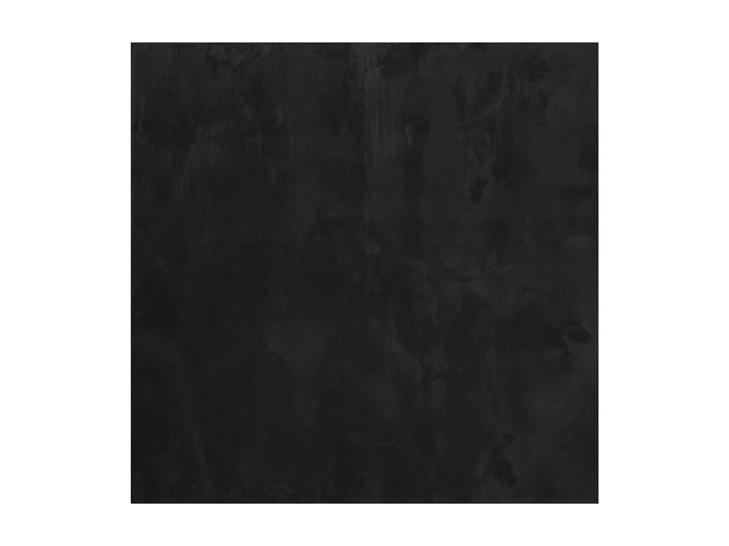 Prolenta Premium -  Vloerkleed HUARTE laagpolig zacht wasbaar 160x160 cm zwart