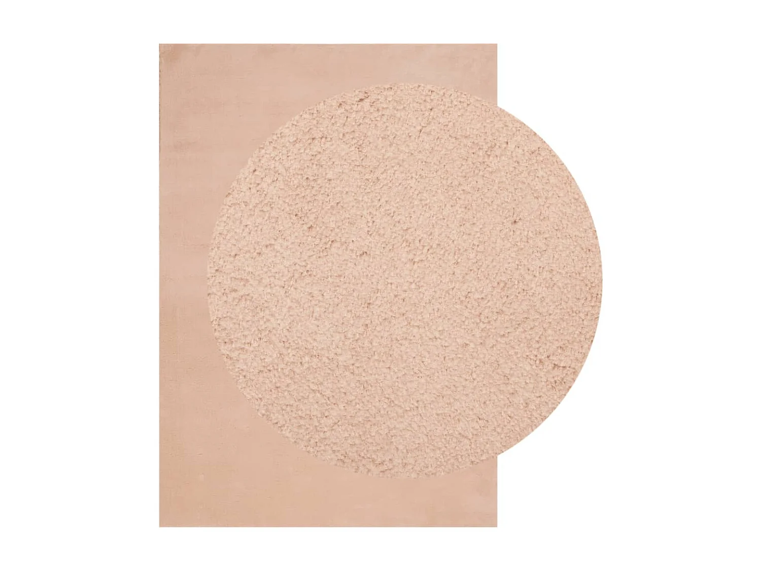 Hester  Tapis HUARTE à poils courts doux lavable rouge clair 140x200 cm