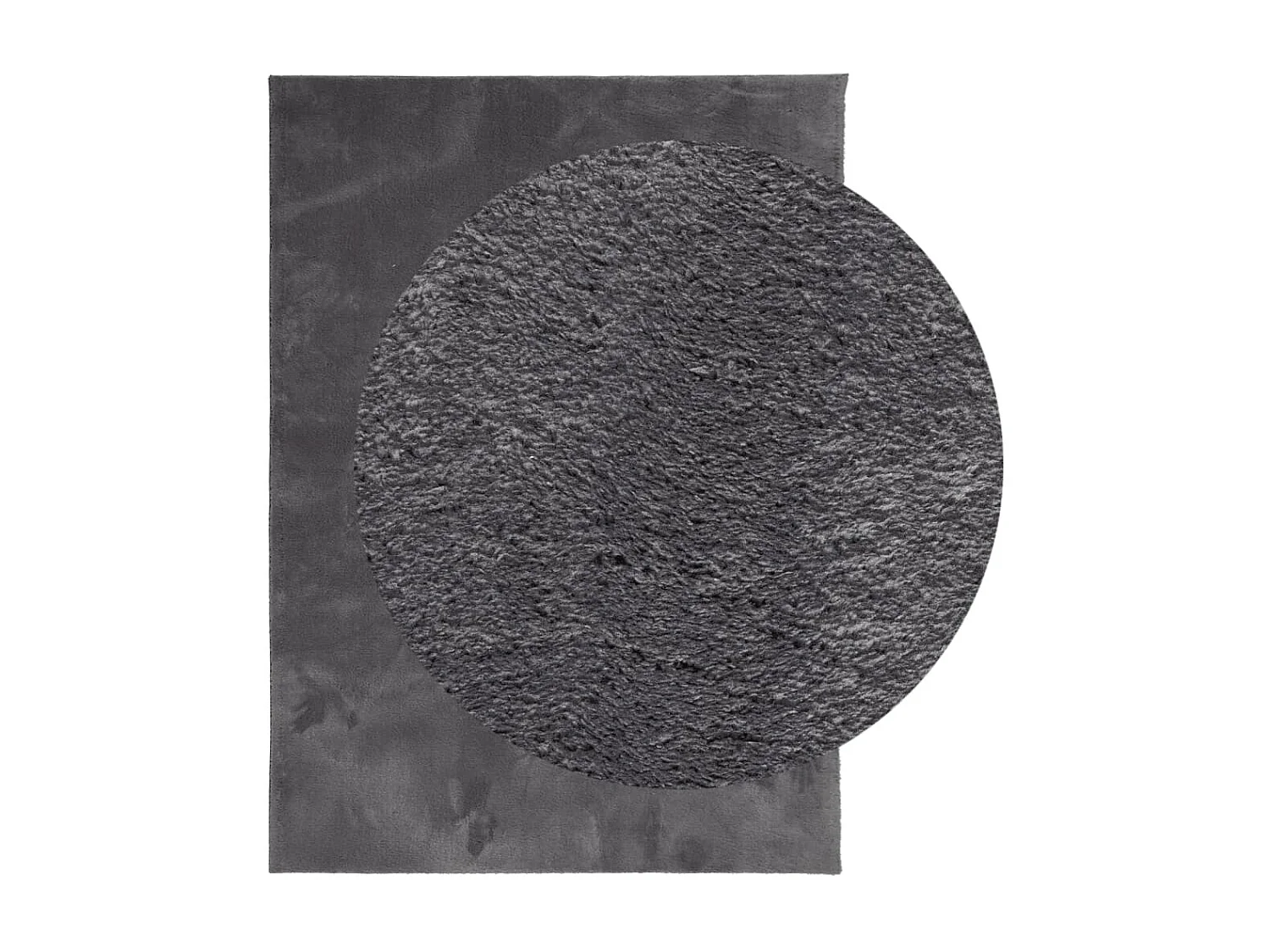 Prolenta Premium -  Vloerkleed HUARTE laagpolig zacht wasbaar 200x280 cm antraciet