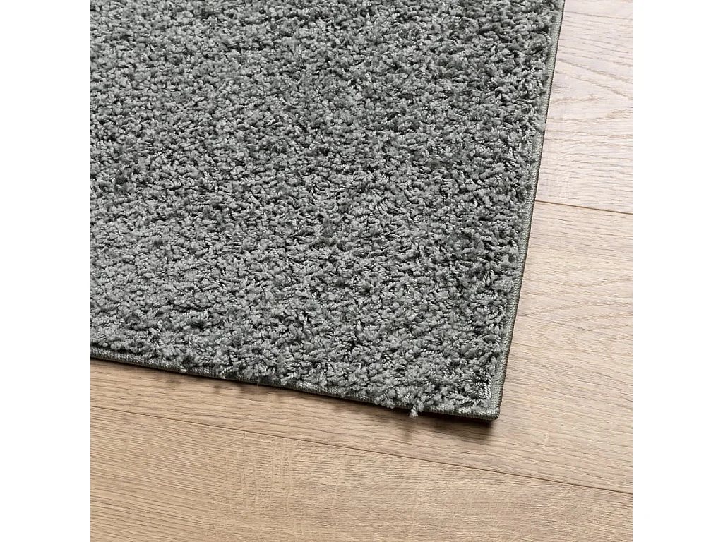 Vito  Tapis shaggy PAMPLONA poils longs moderne vert 160x230 cm