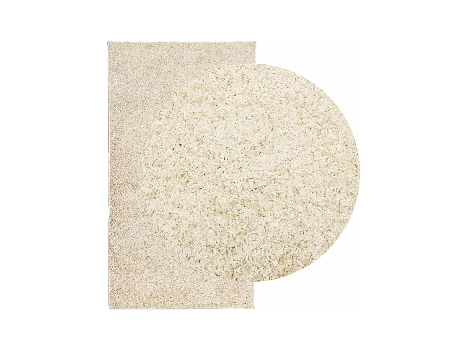 Vito  Vloerkleed PAMPLONA shaggy hoogpolig modern 60x110 cm goudkleur