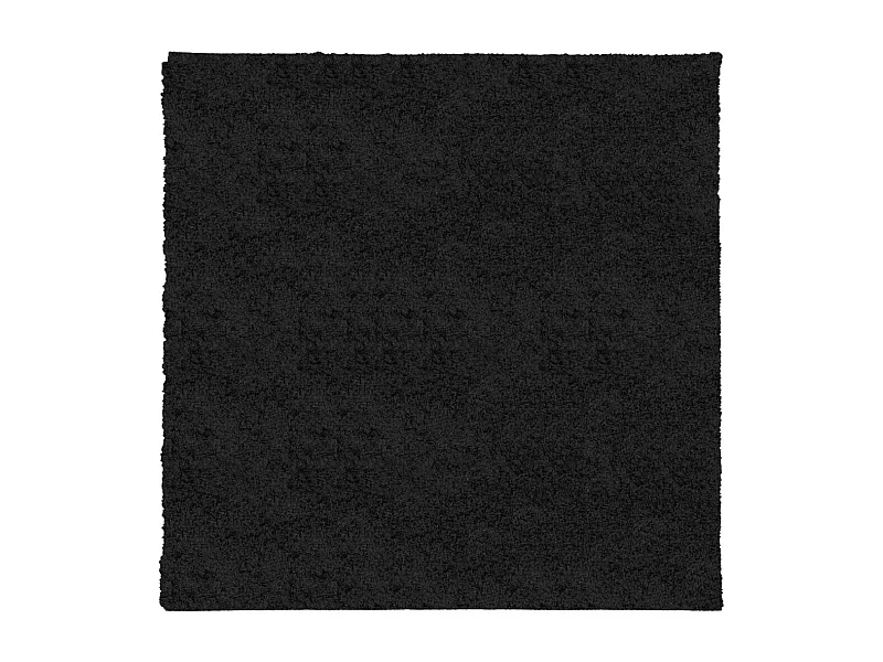 Vito  Tappeto Shaggy PAMPLONA a Pelo Lungo Moderno Nero 240x240 cm