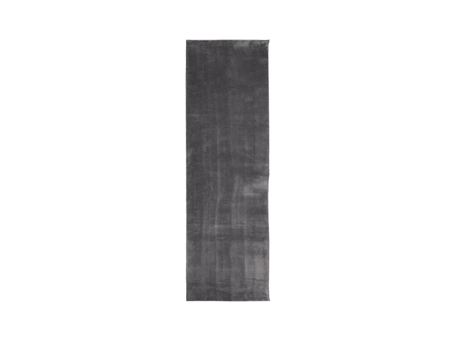 Hester  Teppich HUARTE Kurzflor Weich und Waschbar Anthrazit 80x250 cm