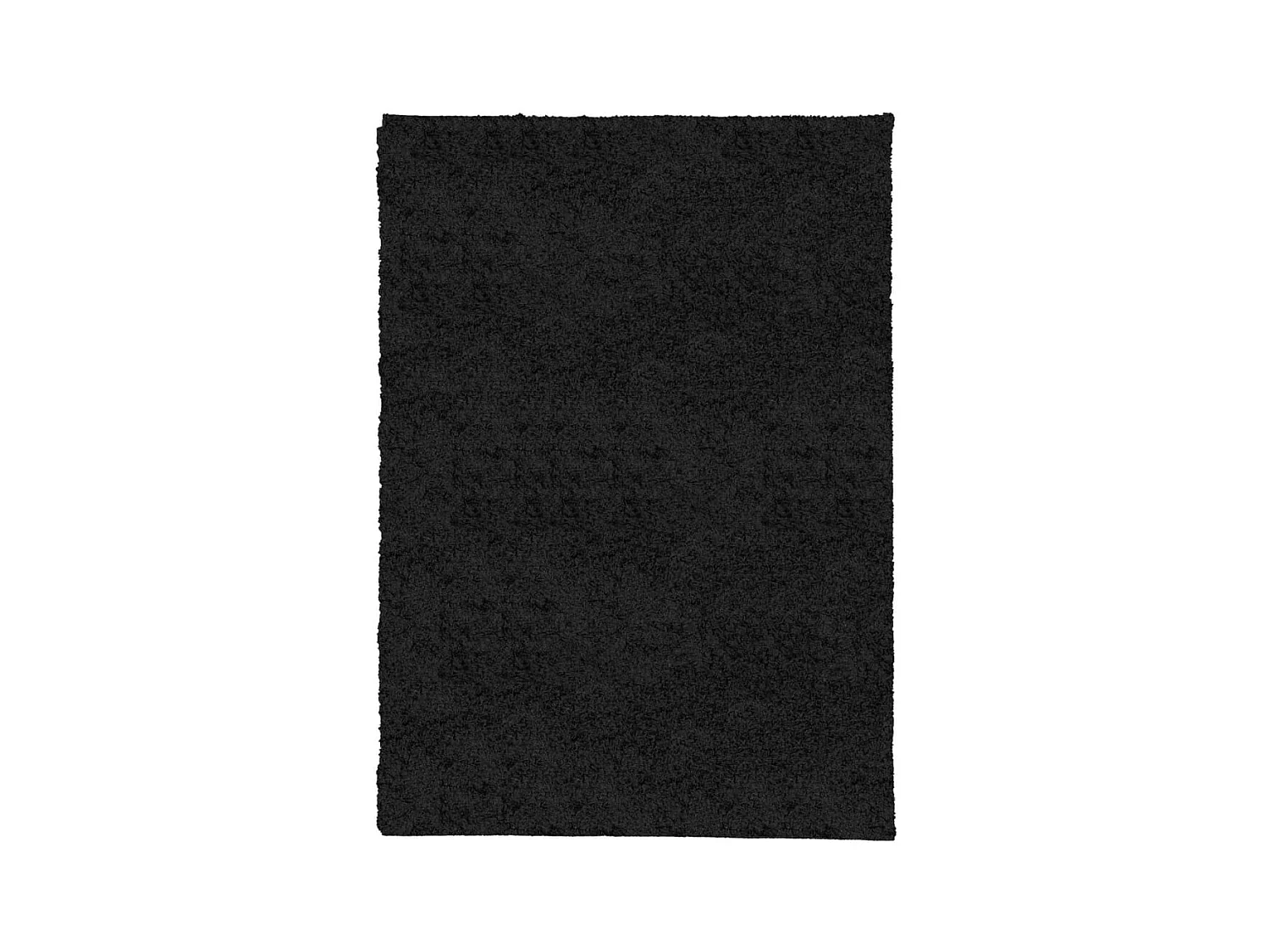 Vito  Tappeto Shaggy PAMPLONA a Pelo Lungo Moderno Nero 200x280 cm
