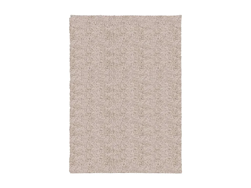 Vito  Tapis shaggy PAMPLONA poils longs moderne beige 120x170 cm