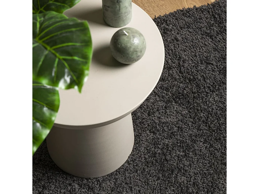 Vito  Tappeto Shaggy PAMPLONA a Pelo Lungo Moderno Antracite 80x250cm