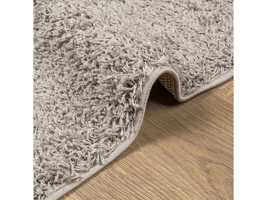 Vito  Tapis shaggy PAMPLONA poils longs moderne beige 80x200 cm