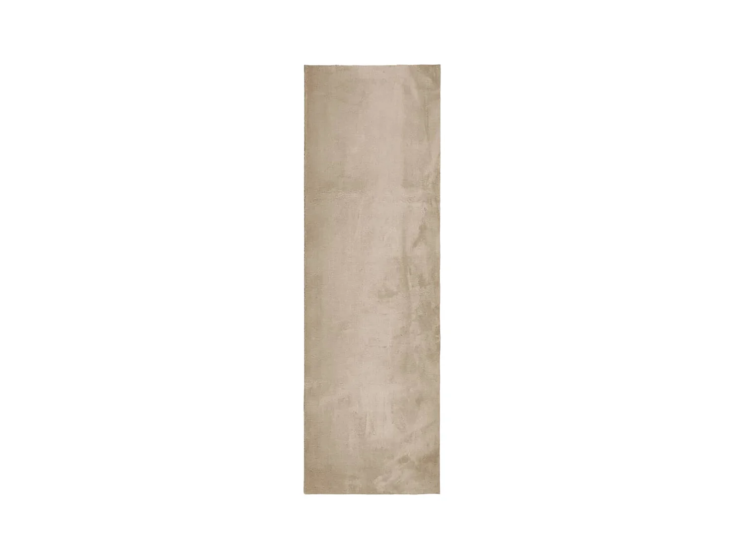 Hester  Tapis HUARTE à poils courts doux et lavable sable 80x250 cm