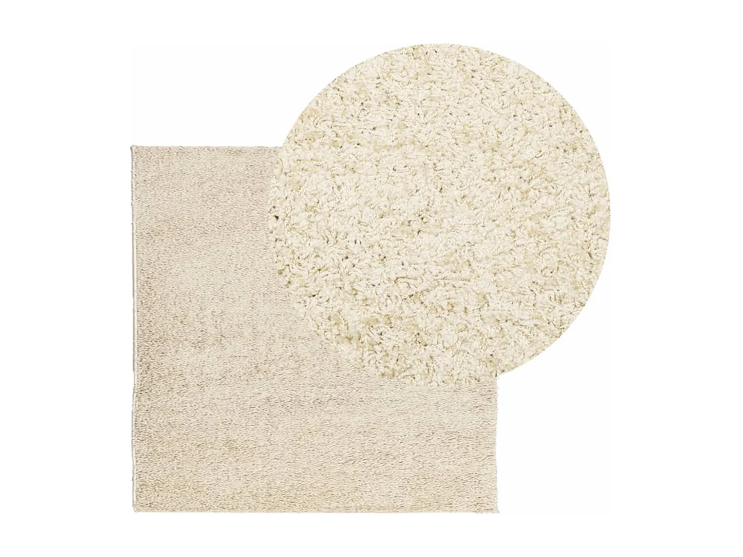 Vito  Tapis shaggy PAMPLONA poils longs moderne doré 240x240 cm