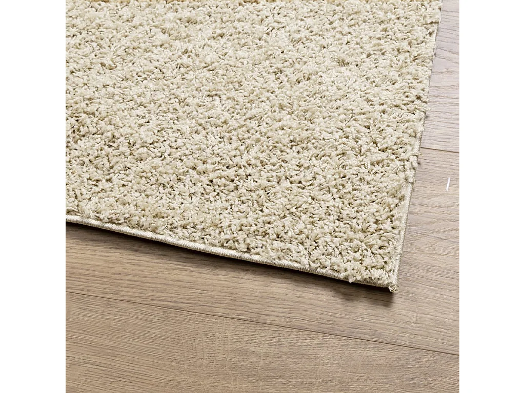 Vito  Tapis shaggy PAMPLONA poils longs moderne doré 240x240 cm