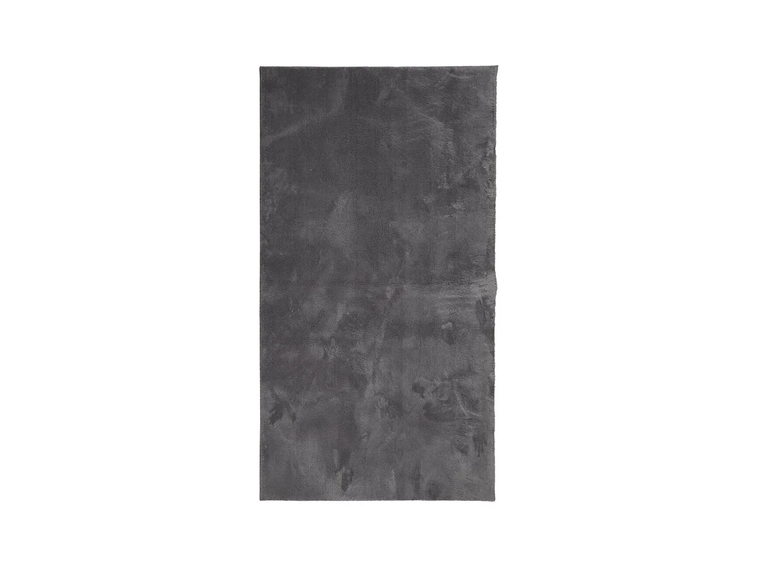 Hester  Tapis HUARTE à poils courts doux et lavable anthracite 80x150cm