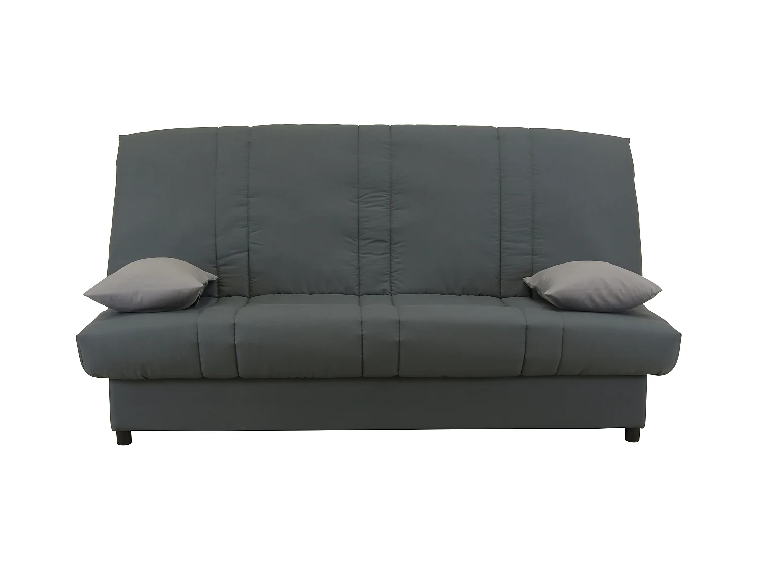Canapé convertible clic-clac en tissu gris anthracite FARWEST III