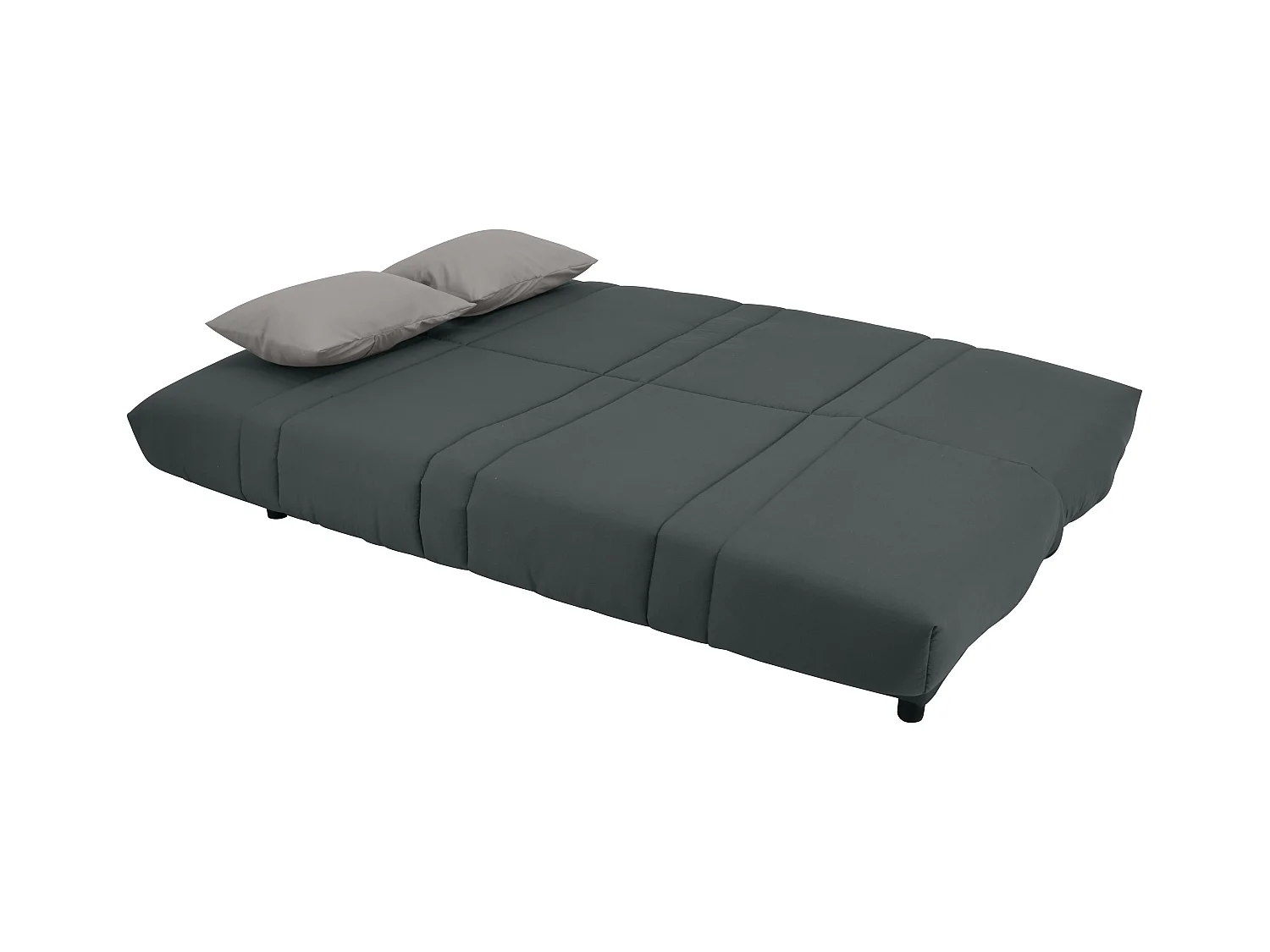 Canapé convertible clic-clac en tissu gris anthracite FARWEST III