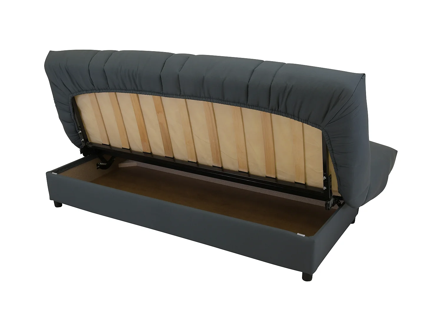 Canapé convertible clic-clac en tissu gris anthracite FARWEST III