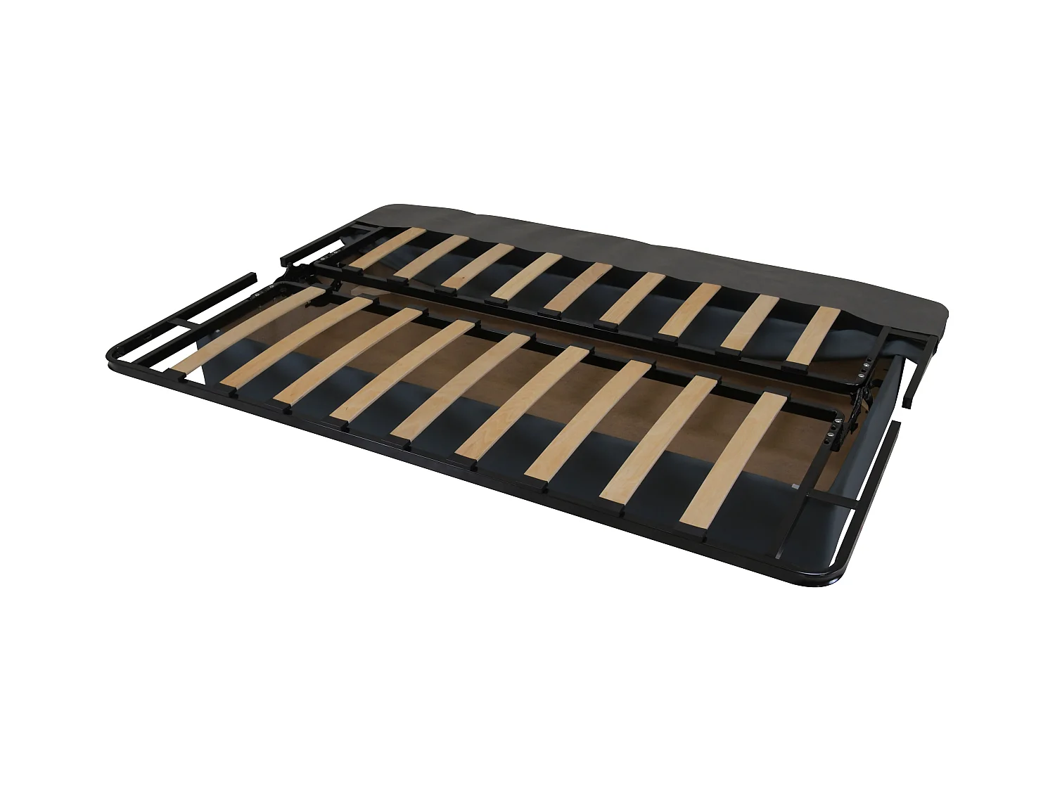 Canapé convertible clic-clac en tissu gris anthracite FARWEST III