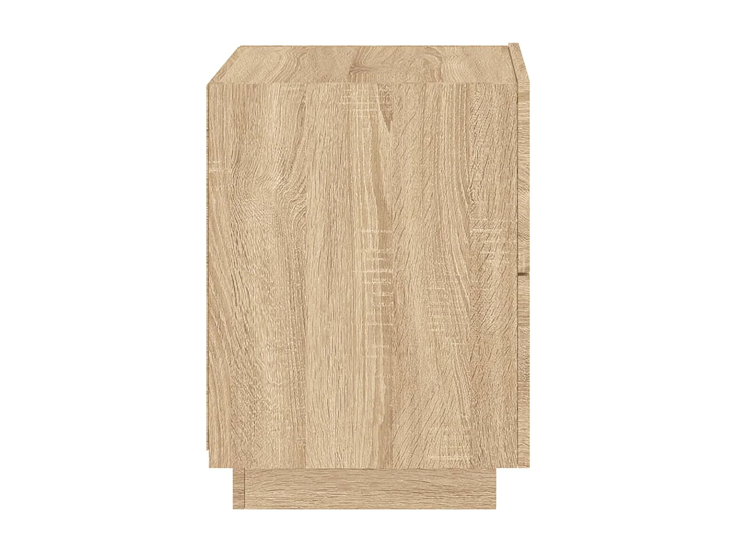 Prolenta Premium -  Mesita de noche con luces LED madera de ingeniería roble Sonoma