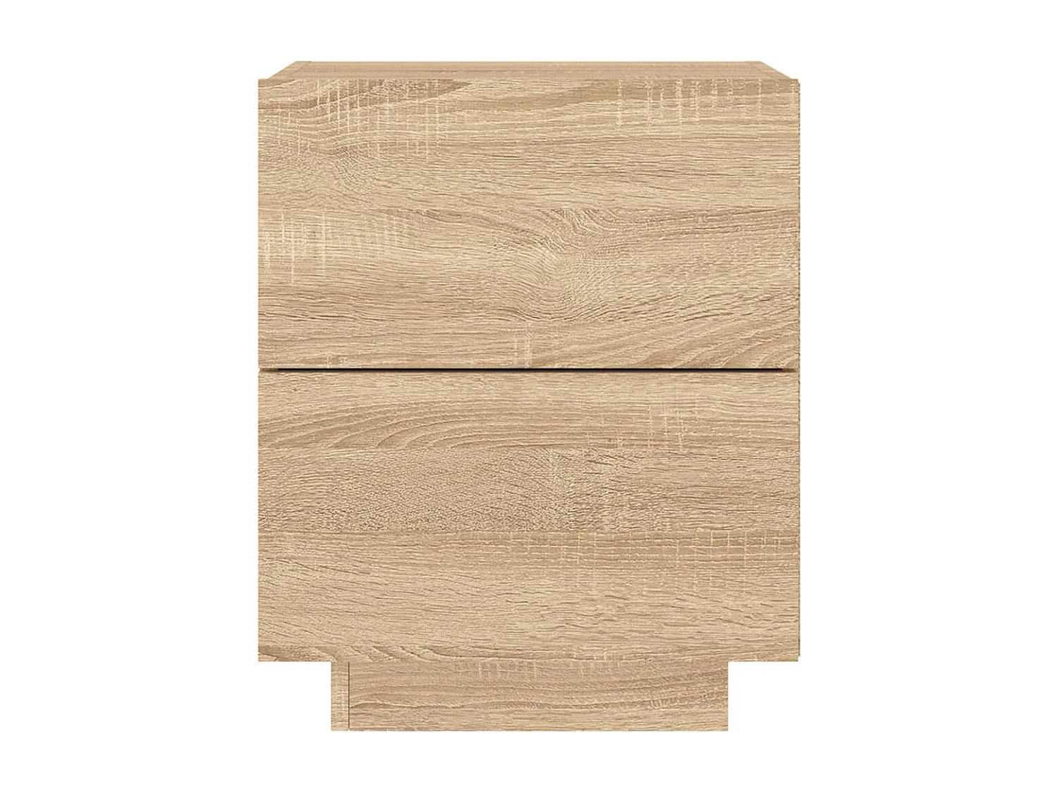 Prolenta Premium -  Armoire de chevet avec lumières LED chêne sonoma