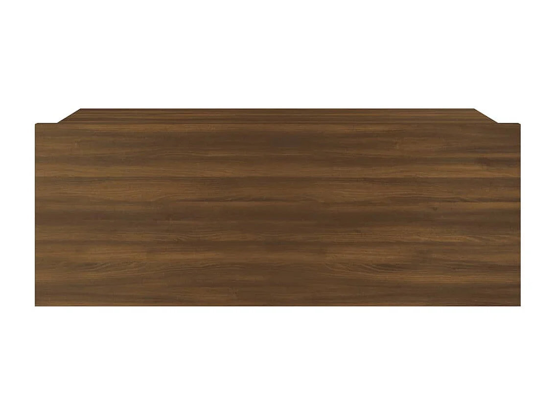 Stanford  Hängender Nachttisch Braun Eiche 40x30x15 cm Holzwerkstoff