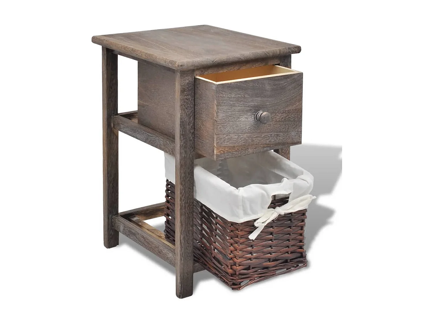 Anwar  Table de chevet Bois Marron