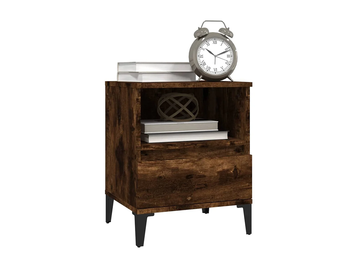 Centennial  Nachtkastjes 2 st 40x35x50 cm gerookt eikenkleurig