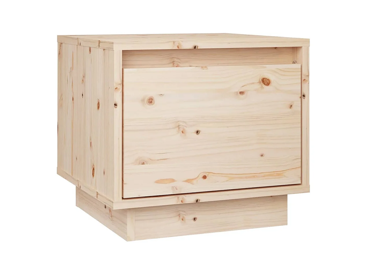 Vidgar  Table de chevet 35x34x32 cm Bois de pin solide
